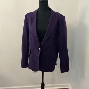 White House Black Market Purple Blazer